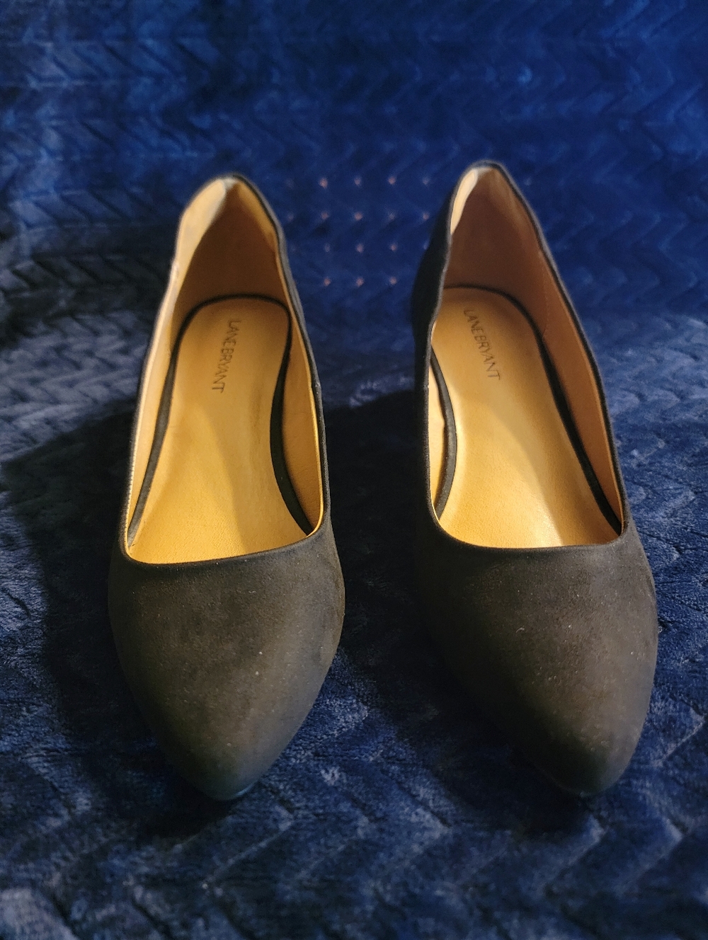 Lane Bryant Women’s Pointed-Toe Flats Black